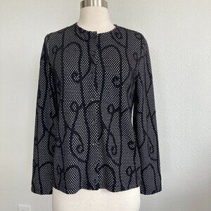 Robert Kitchen Canada Cardigan Sweater Sz M